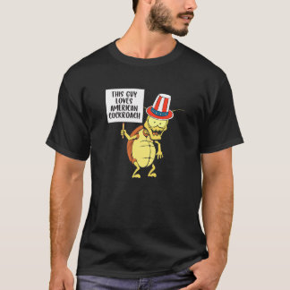 Camiseta Esta Cara Adora O Inseto Da Prata De Barata Americ