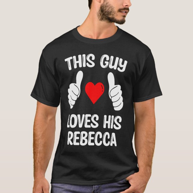 Camiseta Esta Cara Ama A Esposa Rebecca Namorada Valenti (Frente)