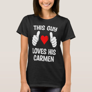 Camiseta Esta Cara Ama A Sua Mulher-Carmen-Namorada Valenti