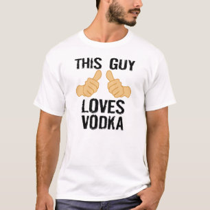 Camiseta Esta cara ama a vodca