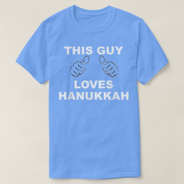 Camiseta Esta Cara ama Hanukkah Chanukah Feriado Judeu (Frente do Design)