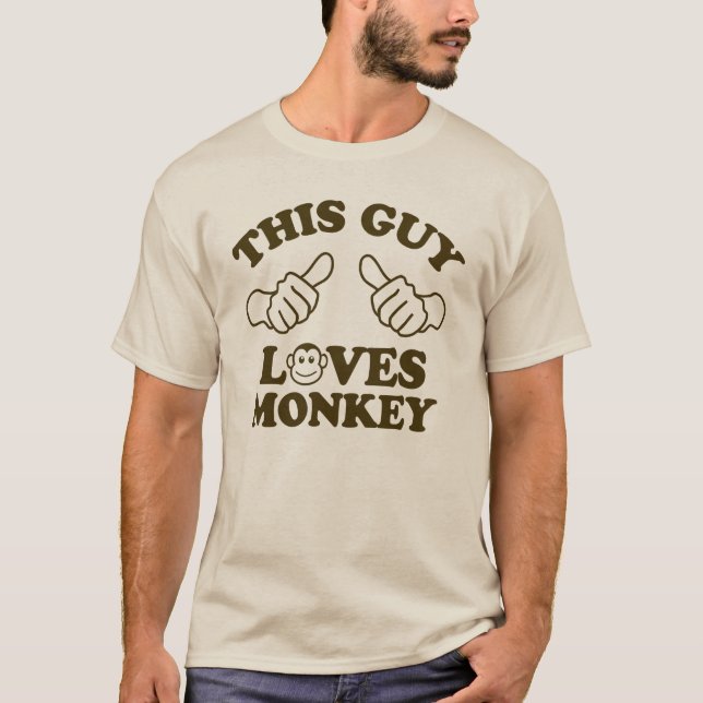 Camiseta Esta cara ama o macaco (Frente)