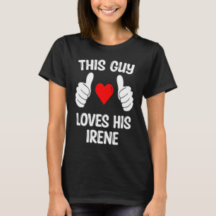 Camiseta Esta Cara Ama O Namorados Da Mulher Irene Namorada