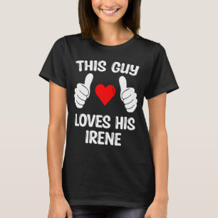 Camiseta Esta Cara Ama O Namorados Da Mulher Irene Namorada