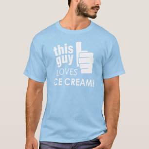Camiseta Esta cara ama o sorvete!