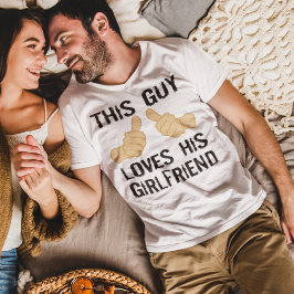 Camiseta Esta Cara ama seu Namorada