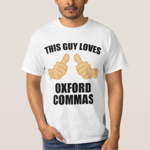 Camiseta Esta cara ama vírgulas de oxford