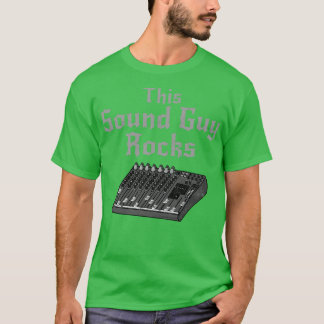 Camiseta Esta Cara De Som Rocha Um Músico De Engenheiro De
