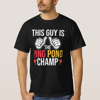 Camiseta Esta Cara É O Ping Pong Champ