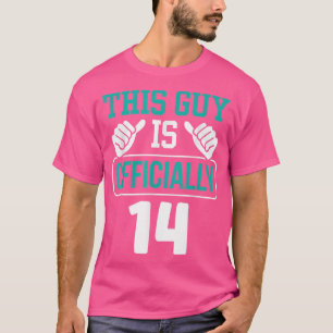 Camiseta Esta Cara É Oficialmente 14 Celebrati Festa de ani