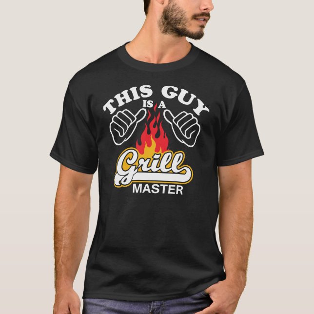 Camiseta esta cara é um mestre de grelhas (Frente)