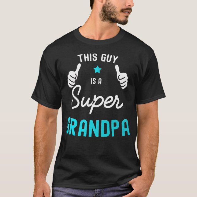 Camiseta esta cara é um super avô bissexual orgulho gay  (Frente)