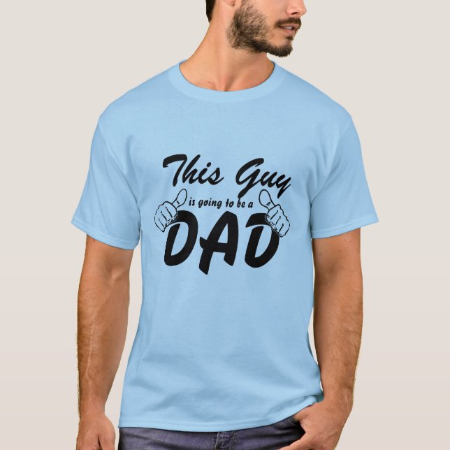 Camiseta Esta cara está indo ser um pai (Frente)