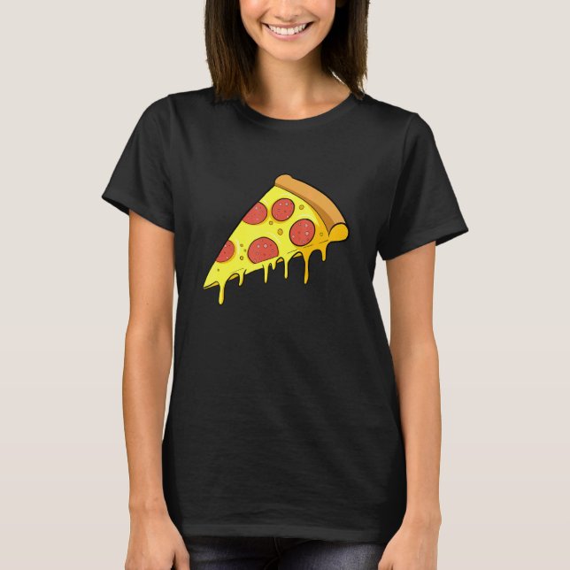 Camiseta Esta Cara Funciona Na Pepperoni Pizza (Frente)