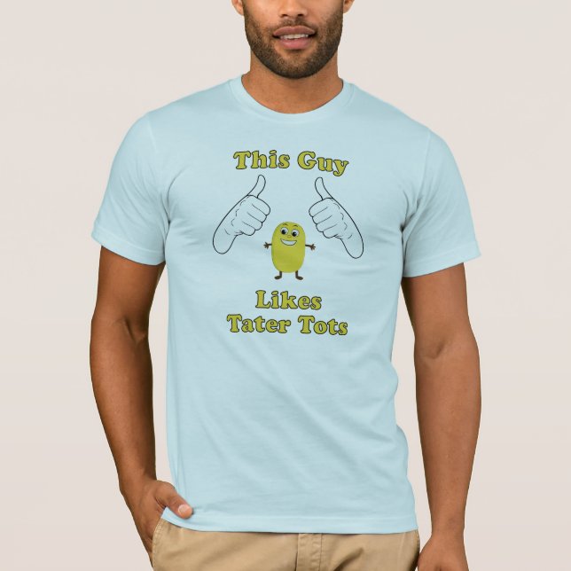 Camiseta Esta cara gosta de pequenos de Tater (Frente)