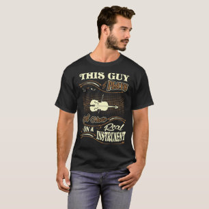 Camiseta Esta cara joga o Tshirt real do violoncelo do