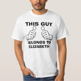 Camiseta Esta cara pertence para dar entrada com o nome