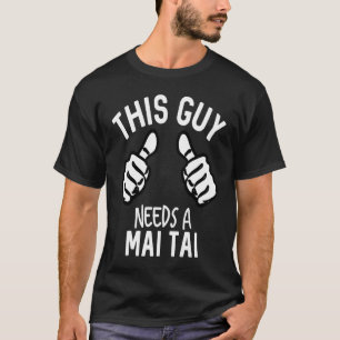 Camiseta Esta Cara Precisa De Um Mai Tai Party Fornece Álco