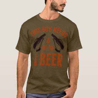 Camiseta Esta Cara Precisa De Uma Cerveja