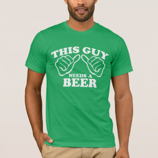 Camiseta Esta cara precisa uma cerveja