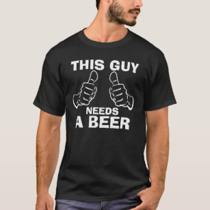 Camiseta Esta cara precisa uma cerveja