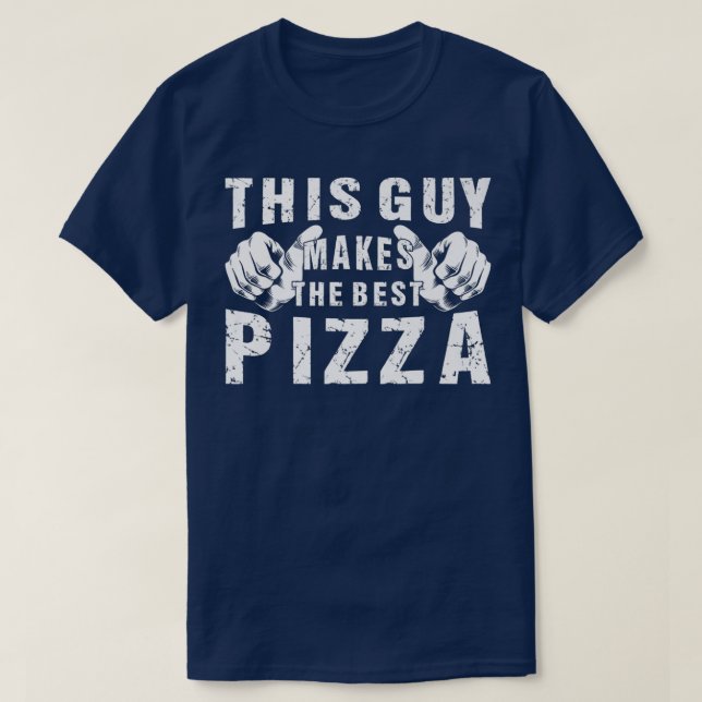 Camiseta Esta Cara Torna A Melhor Comida De Pizza De Pizza  (Frente do Design)