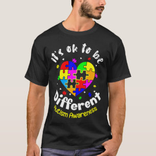 Camiseta Está Certo Ser Diferente Autismo Sensibilização Au