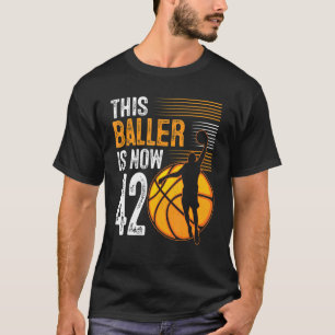 Camiseta Esta Chamadora Tem 42 Anos De Basquete 42º Bi