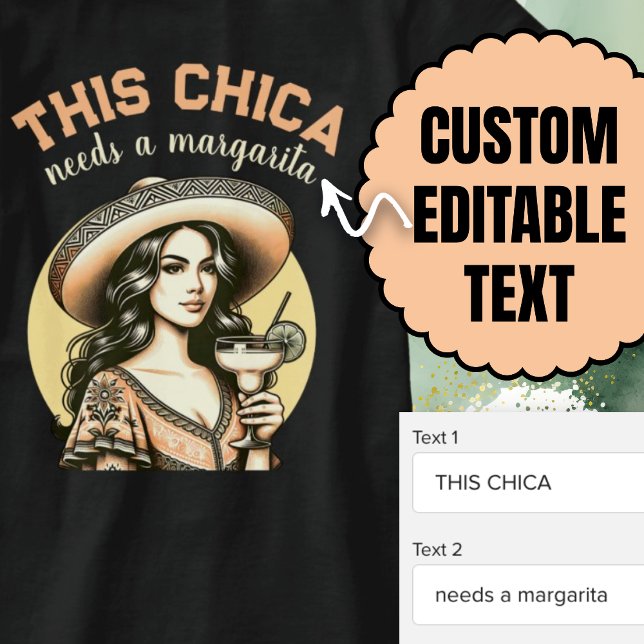 Camiseta Esta Chica Precisa De Uma Margarita Festiva Fiesta (This Chica Needs A Margarita Festive Fiesta T-Shirt)