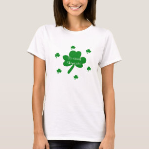 Camiseta Está chovendo Shamrocks