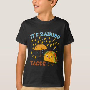 Camiseta Está Chovendo Tacos Cinco De Mayo Menino Mexicano