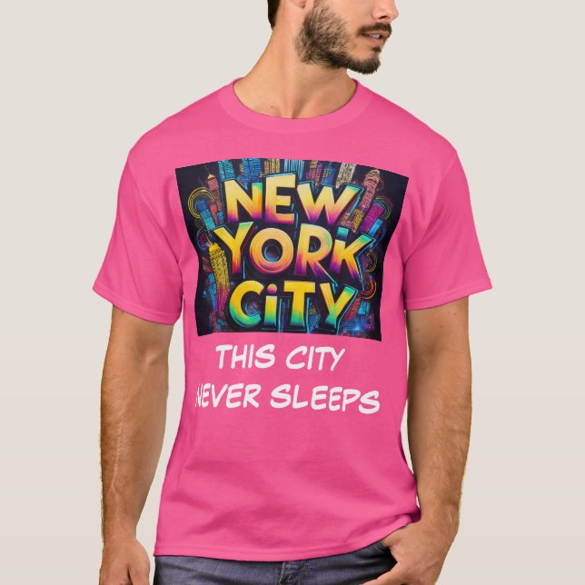 Camiseta Esta cidade nunca dorme (Frente)