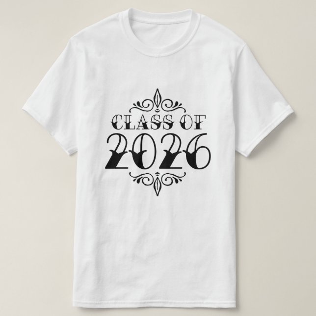 Camiseta Esta classe de graduação de 2026 (Frente do Design)