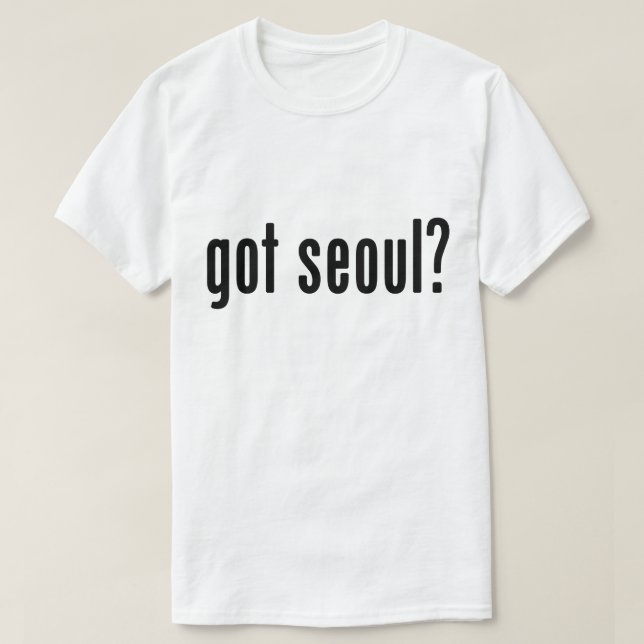 Camiseta está com seoul? (Frente do Design)