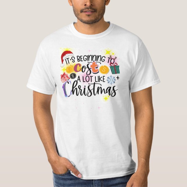 Camiseta Está começando a custar muito como o Natal (Frente)