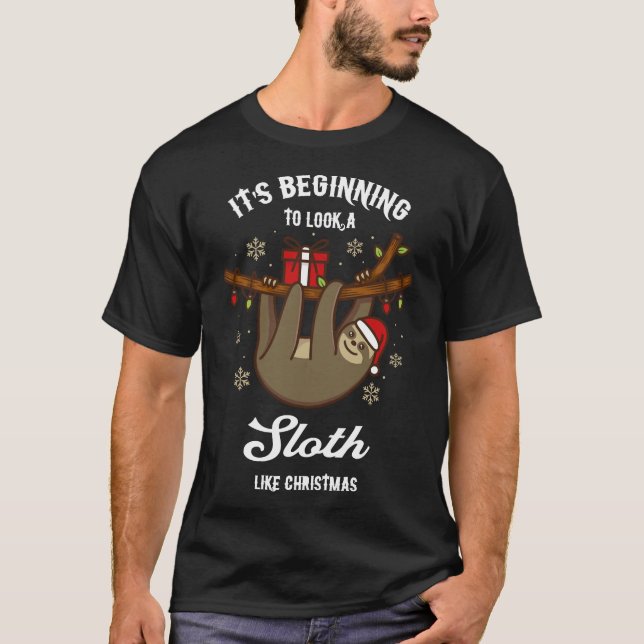 Camiseta Está Começando A Parecer Uma Lama Como O Natal (Frente)