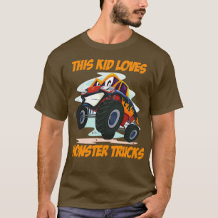 Camiseta Esta Criança Adora Caminhões Monstros 56