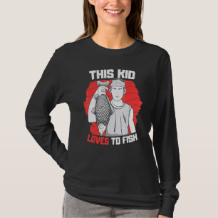 Camiseta Esta Criança Adora Pescar