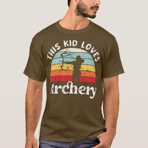 Camiseta Esta Criança ama Archery Boys Gift