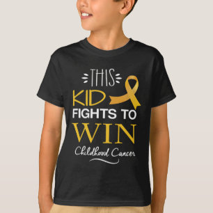 Camiseta Esta Criança Luta Para Ganhar A Consciência Do Can