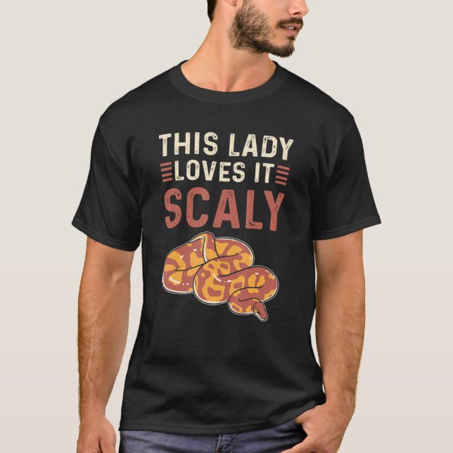 Camiseta Esta Dama Adora Uma Bola Real Escalada Python Bana (Frente)