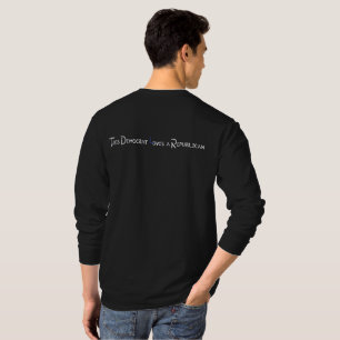 Camiseta Esta Democrata ama um republicano