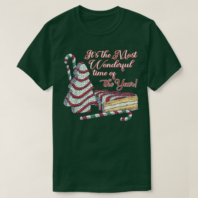 Camiseta Esta é a árvore de Natal da estação É a mais ferid (Frente do Design)