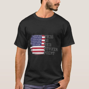 Camiseta Esta É A Bandeira Dos Eua Para Homens Mulheres