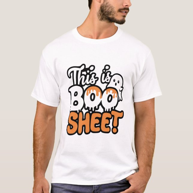 Camiseta Esta é a BOO SHEET (Frente)
