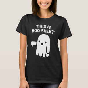 Camiseta Esta É A Boo Sheet Shirts Engraçada Ghost Rero Hal