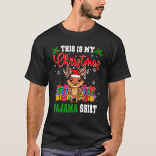 Camiseta Esta é a camisola de Natal Papai Noel Rena Barba D