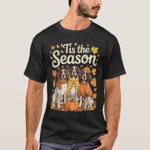 Camiseta Esta É A Época Alemã De Borda Curta Entre Pumpk