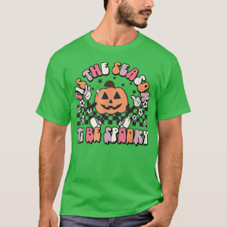 Camiseta Esta É A Época De Ser Um Hallowee Engraçado De Pum