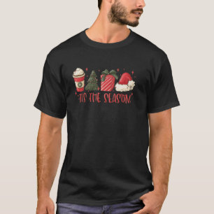 Camiseta Esta É A Época Do Café De Natal Lover Papai Noel